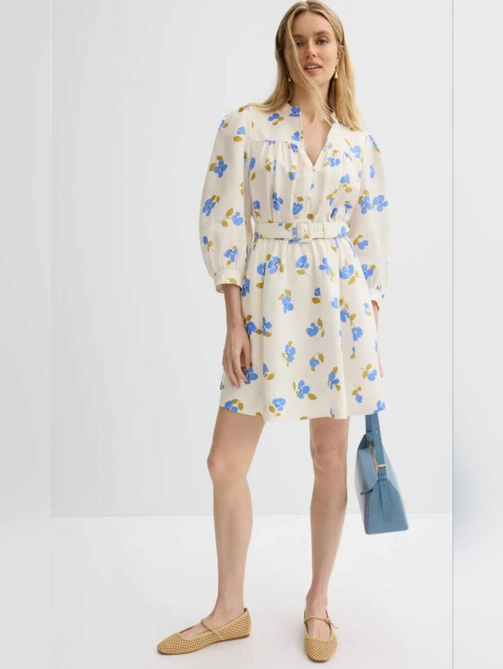 Kate Spade New York Painterly Bouquet Shirt Dress Women Size 2
